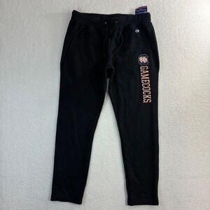 Champion South Carolina Gamecocks Sweatpant Women M Black Taper Track Casual NWT